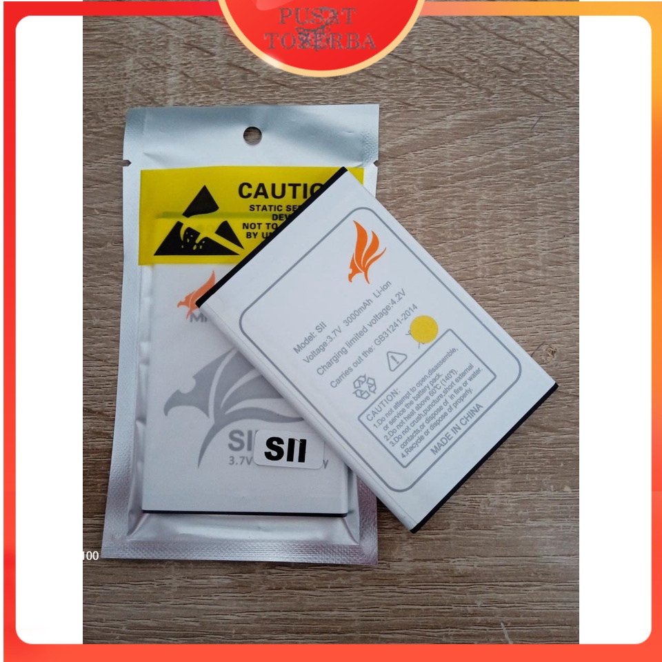 Baterai maxtron S11 battery batre maxtron S11 SII pjg 8.8 lbr 6 - MAXTRON S11