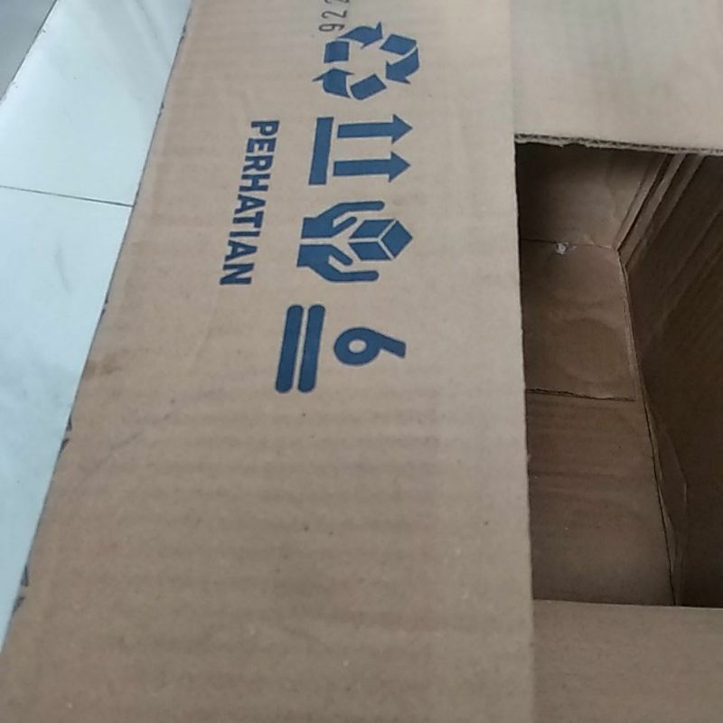 

tambahkan packing kardus