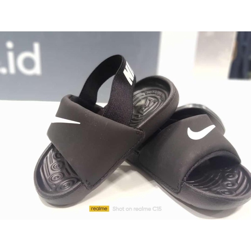 NIKE KAWA SANDAL BLACK BLUE WHITE YELLOW OR PINK BABY