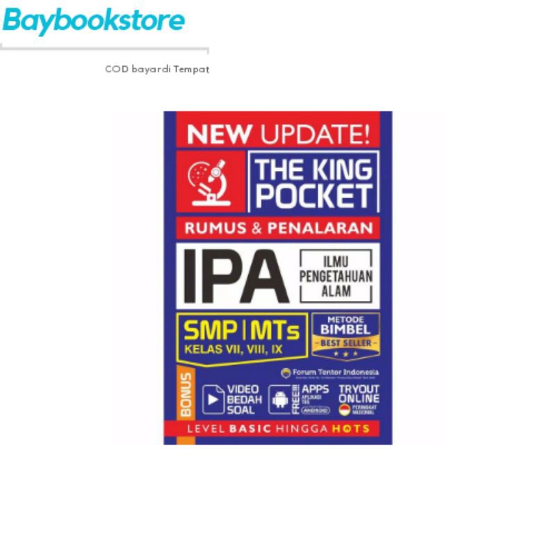 BUKU SMP THE KING POCKET UPDATE IPA SMP
