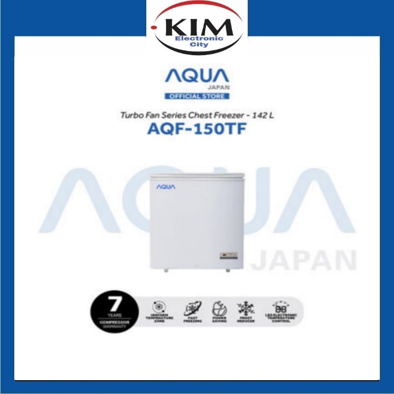 AQUA JAPAN CHEST FREEZER AQF-150TF GARANSI RESMI [JABODETABEK]