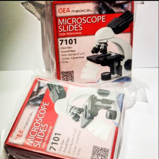 Microscope Slides 7101 GEA Glass Slide. Kaca Mikroskop