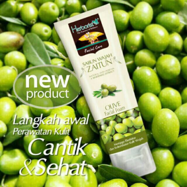 Herborist Olive Facial Foam Sabun Wajah Zaitun 80gr