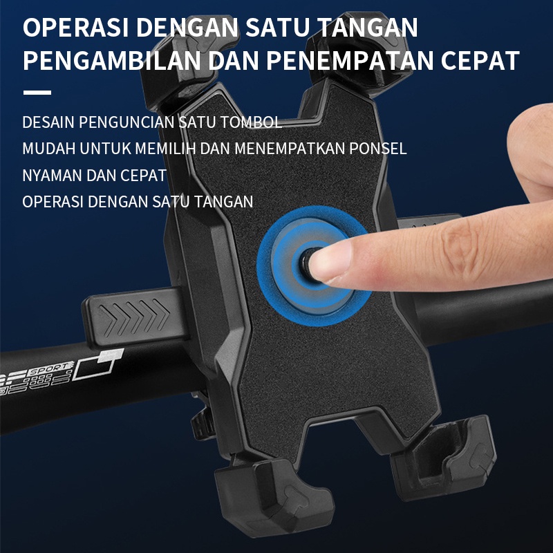 Holder Spion Motor  senderan dudukan hape alat penyangga hp