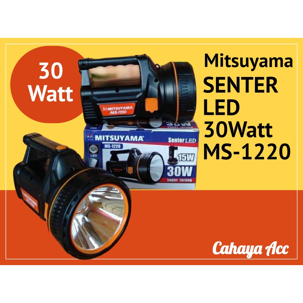 HARGA TERMURAH!!!!! SENTER TENTENG BESAR MS-1220 / MS-1221 / SURYA SHT L10W 30LED BATERAI RECHARGEABLE SENTER CAMPING SENTER TANGAN