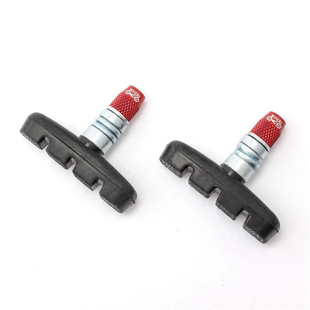 R-FLOWER 4pcs Blok Rem Sekrup Bahan Aluminium Alloy Untuk MTB Road Block Fixing Nut V-Brake Blocks Nut