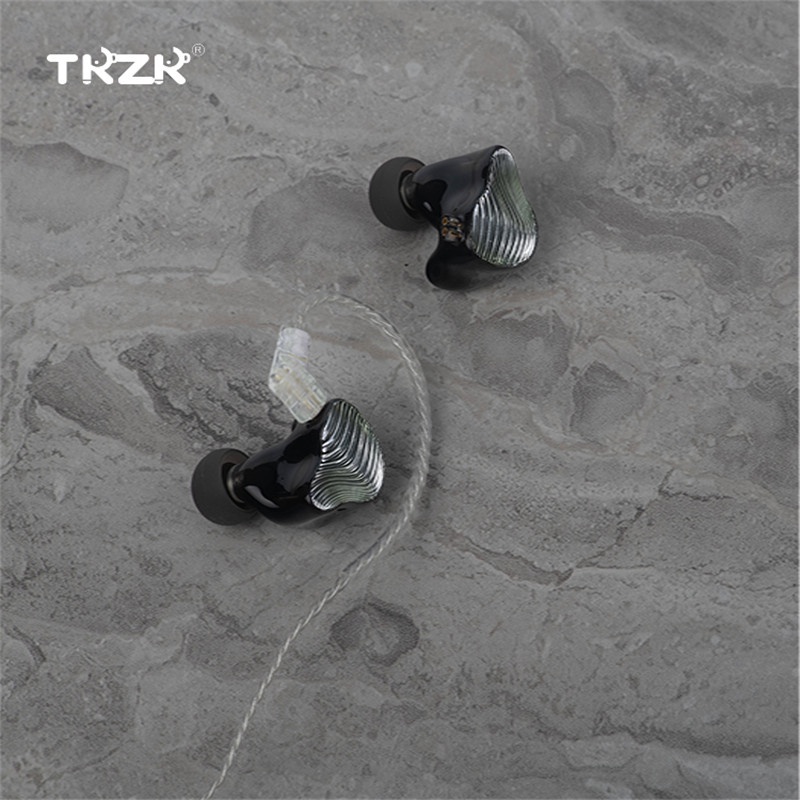 TKZK WAVE HIFI Hybrid Earphone 1DD+1BA Driver Sports Headphone DJ Music Headset Earbuds with Detachable Upgrade Cable