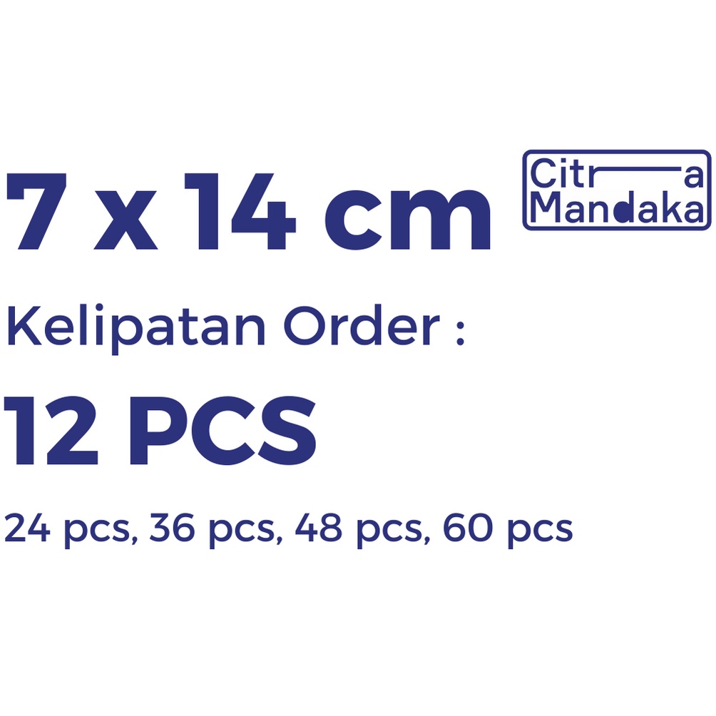 Sticker Label Makanan | Stiker Segel Box Packaging Hampers Custom Label Box Packaging-7 x 14 cm