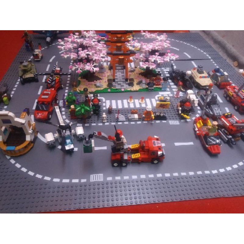 PROMO CLY1012 CLY1013 CLY1015 CLY1016 BRO1499 Jalanan Simpang 2 Tatakan Papan Alas Lego Blok BLock Balok Bricks COLONY