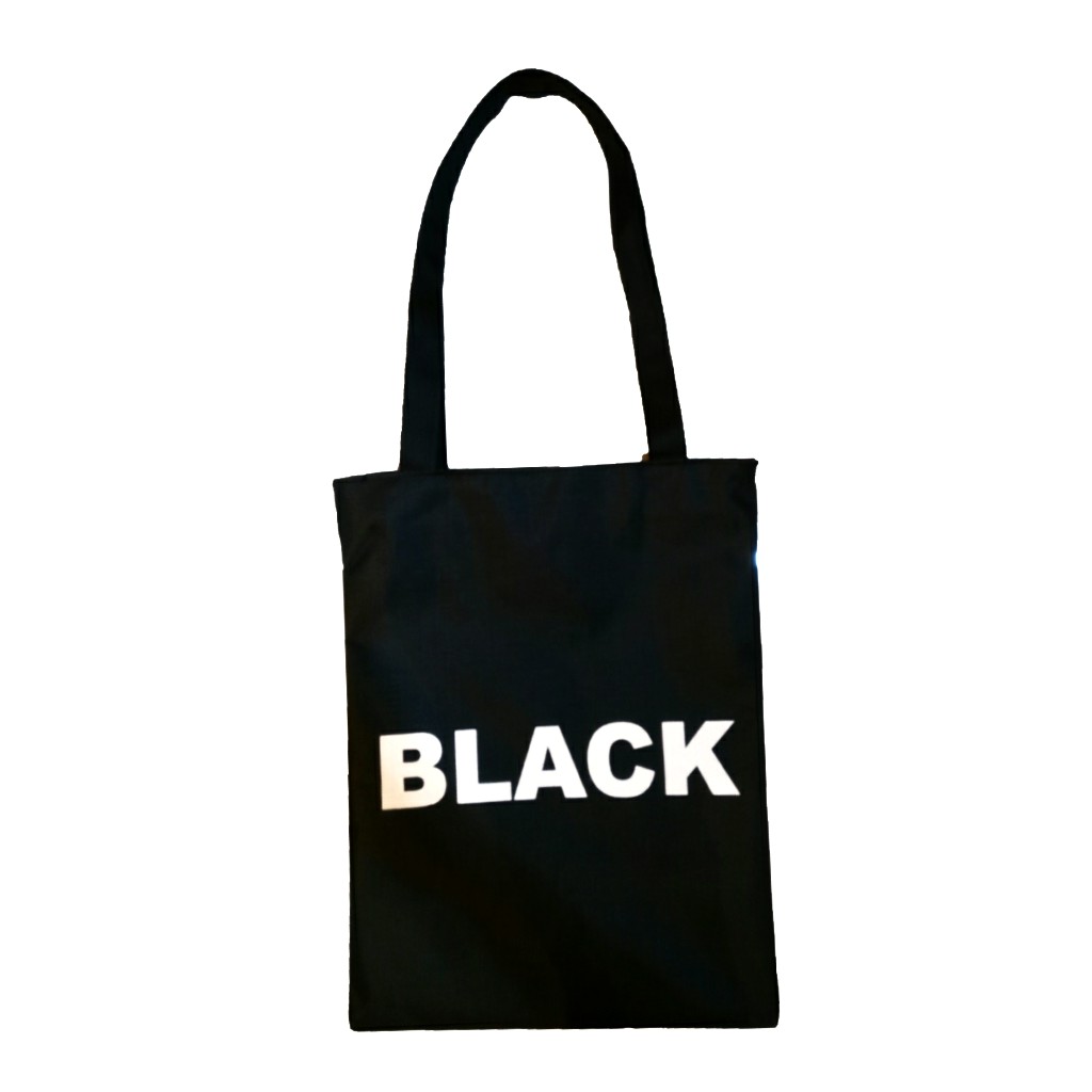 Totebag Wanita/Pria Basic Kanvas D300 Trendy Fashion(COD BAYAR DITEMPAT)Pake Resleting