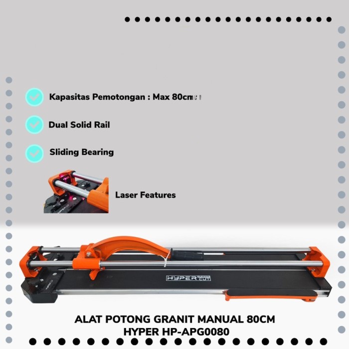 ALAT POTONG GRANIT 80CM HEAVY DUTY HYPER HP-APG0080