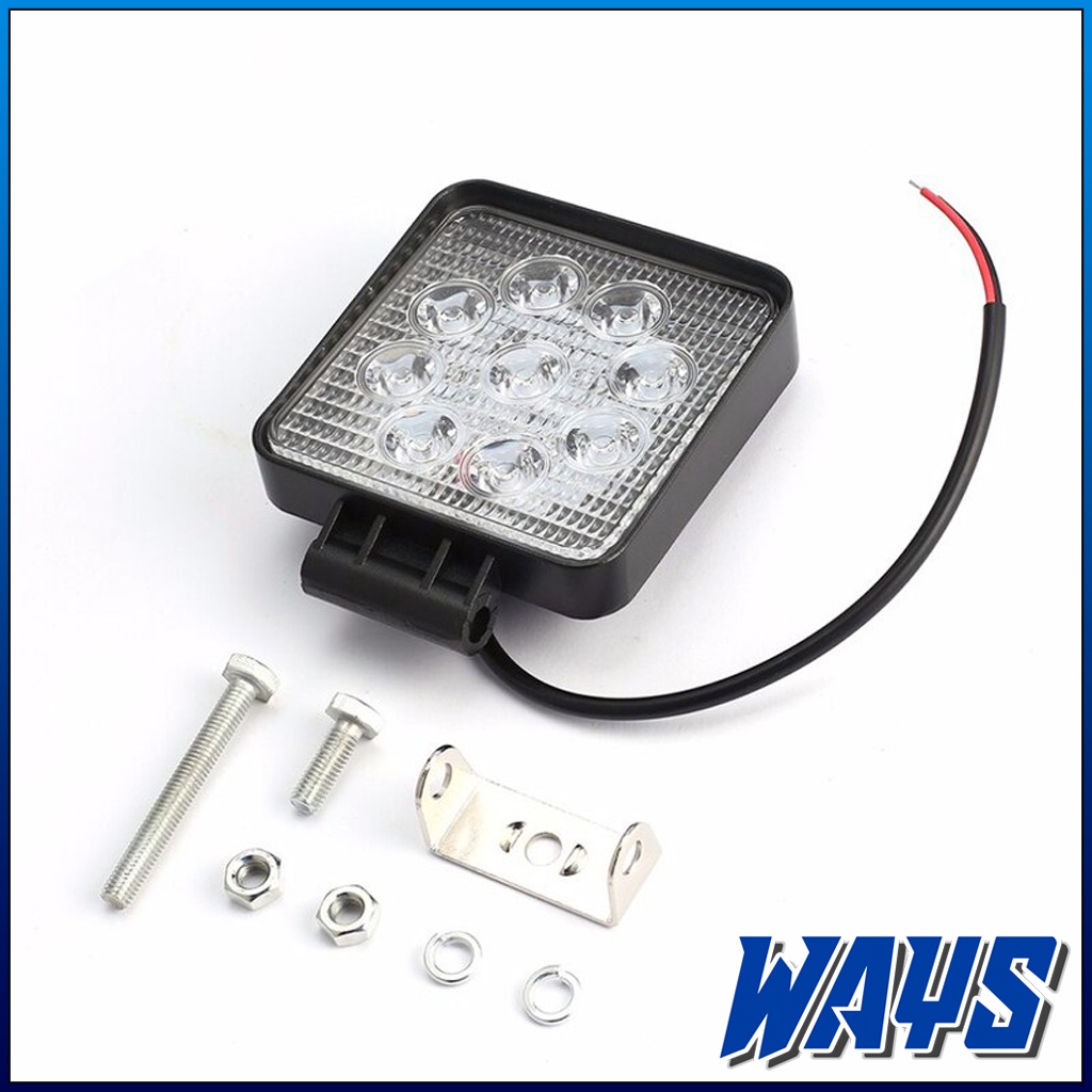 L151 | Lampu 9 LED Sorot Worklamp Mobil Motor Mio Beat Nmax PCX Aerox Vario Xmax ADV CB 150 Vixion