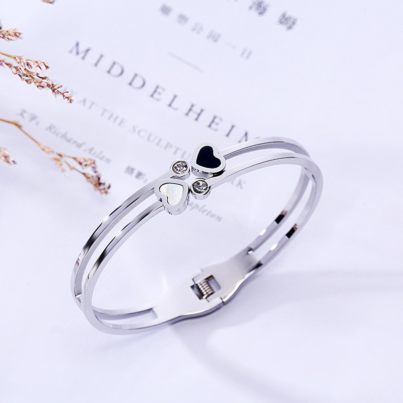 SALE Gelang Bracelet Wanita Aksesoris Titanium Korea Trend Masa Kini Cocok Hadiah GK119