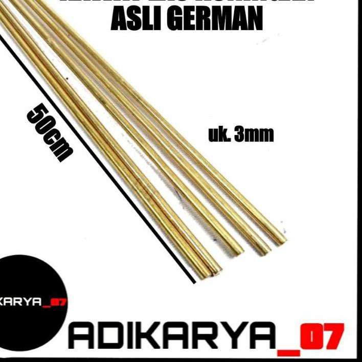 Diskon19% kawat las kuningan ASLI germany 3MM borak borak las bubuk