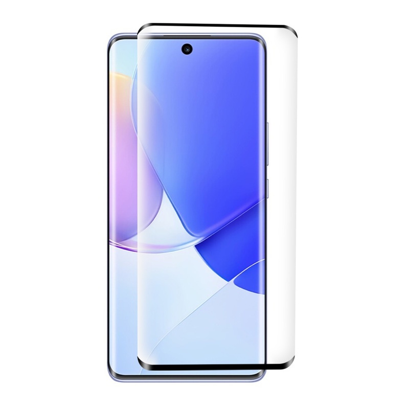 Pelindung Layar Tempered Glass Full Cover Anti Gores / Jatuh Untuk Huawei Nova 9 / 9Pro