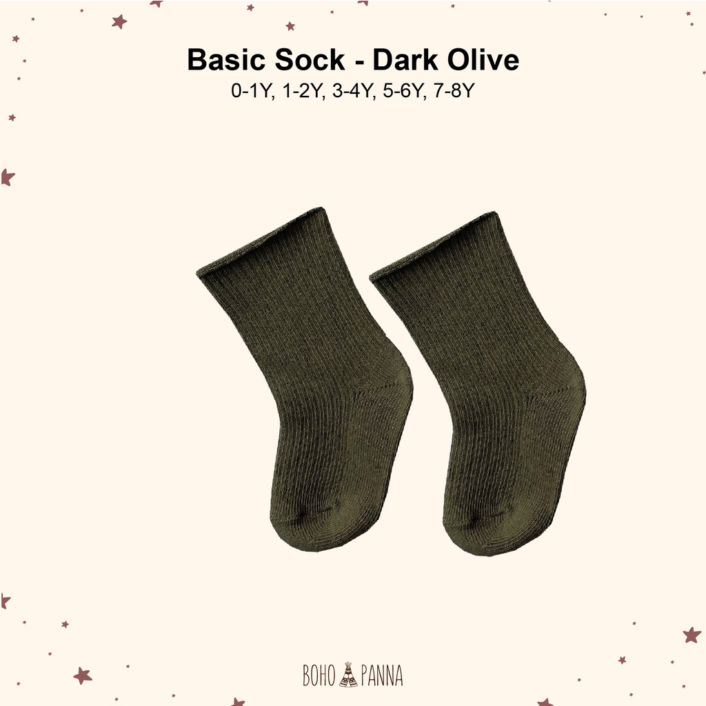 BOHOPANNA - BASIC SOCK - KAOS KAKI ANAK