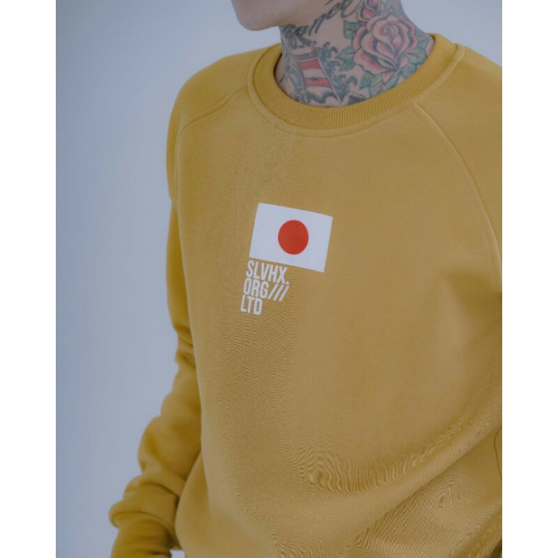 Crewneck Motif Crewneck Osaka Jaket Salviohexia Jaket Unisex Jaket Crewneck Slvhx