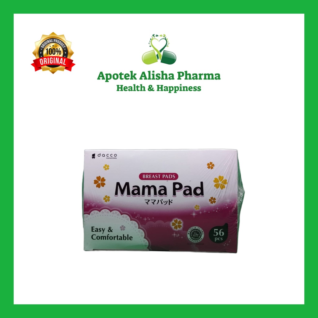 Dacco MamaPad Breast Pad - Mama Pads Penyerap Asi Berlebih / Softex Asi