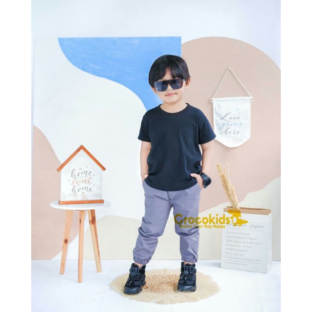 Celana Jogger Anak Laki Laki Premium Zunior 1 - 9 Tahun