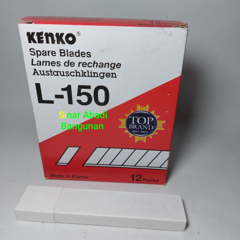 

1 TUBE(5 PCS MATA PISAU CUTTER) REFILL/ISI CUTTER KENKO BESAR L-150