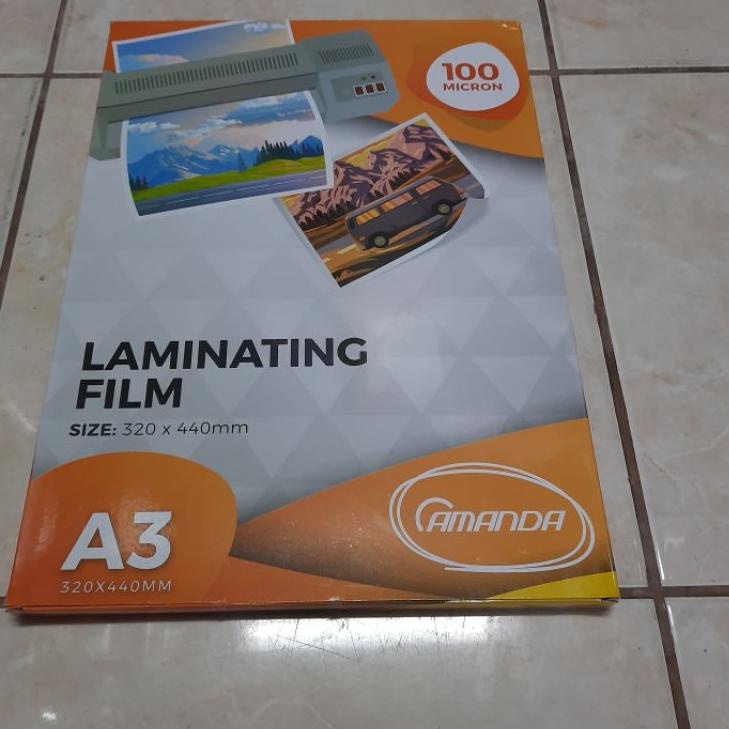

[KODE IFQLI] Plastik Laminating A3 Amanda 100 Micron (10 Lembar) / Laminating Amanda A3