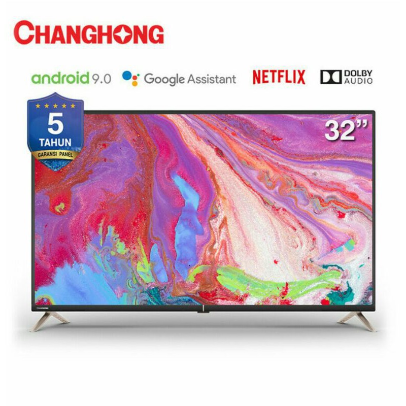 Changhong Google Certified Android TV 32" Netflix Youtube 32K2 - L32K2
