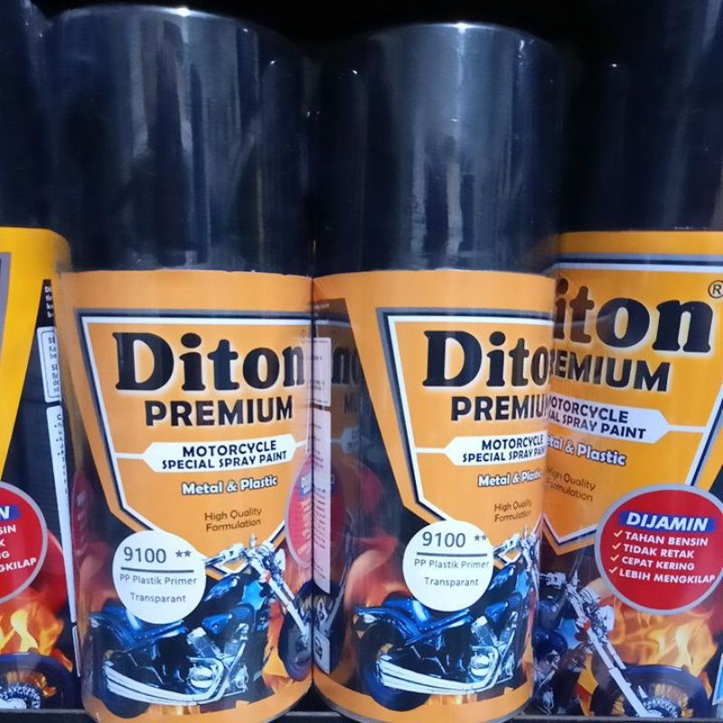 Pilok Cat Diton Premium Plastik Primer Transaparant 9100 PP Plastik Primer 300ml Cat Semprot Pylok