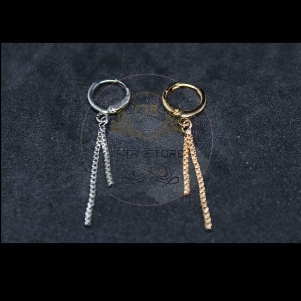 Anting titanium Korea anti karat anti luntur / anting pria wanita / anting tusuk