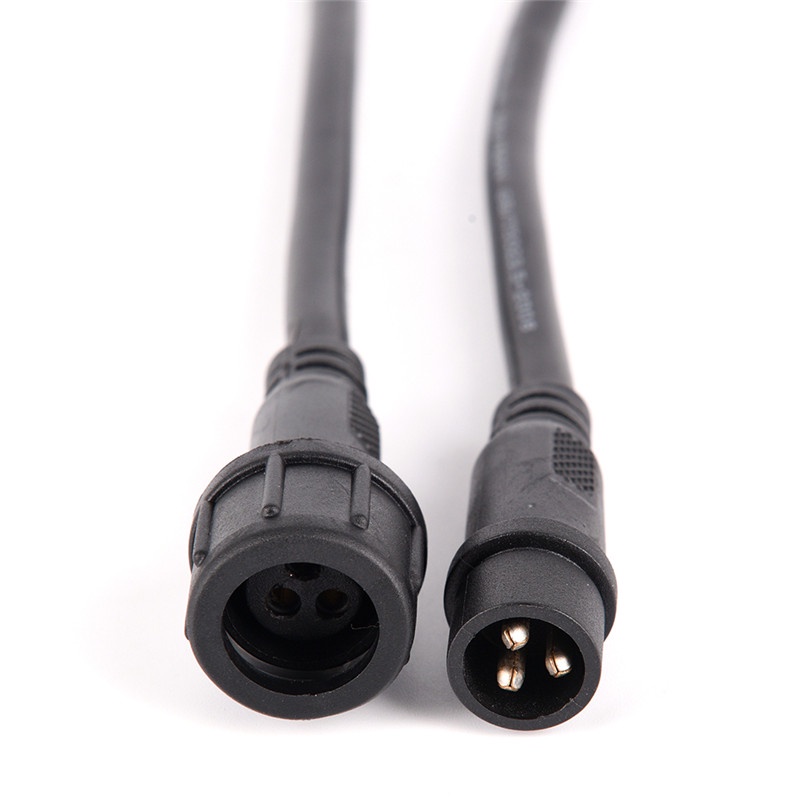 &lt; E2id &amp; &gt; Konektor Kabel AC 3-pin 18awg IP65 Anti Air