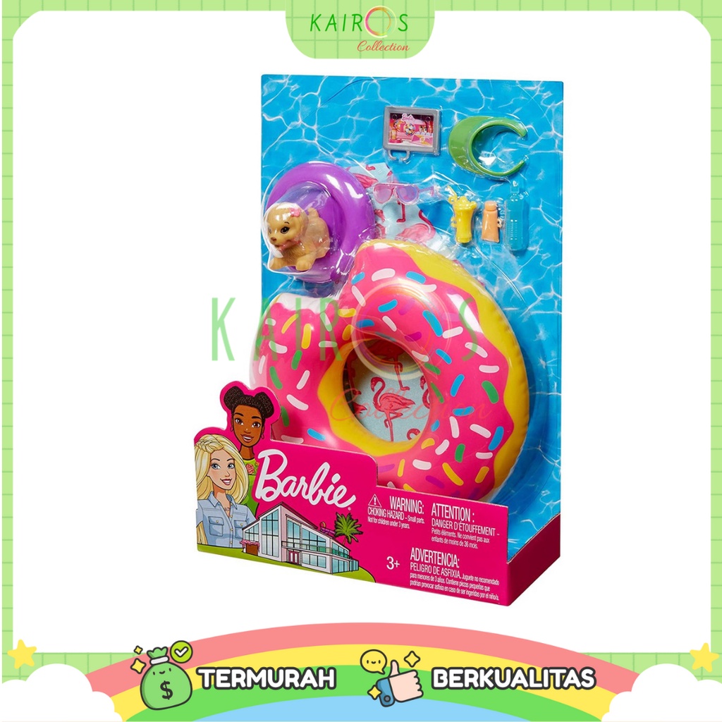 Barbie Outdoor Furniture Set with Donut Floatie