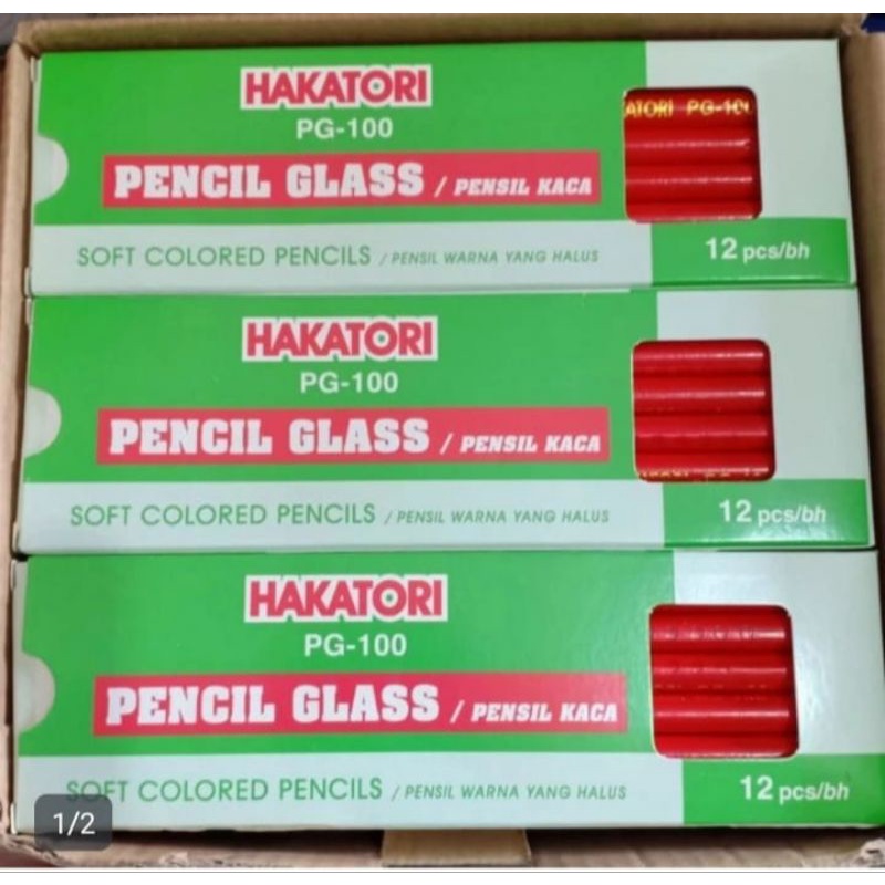 

pencil glass atau pensil kaca merk hakatori