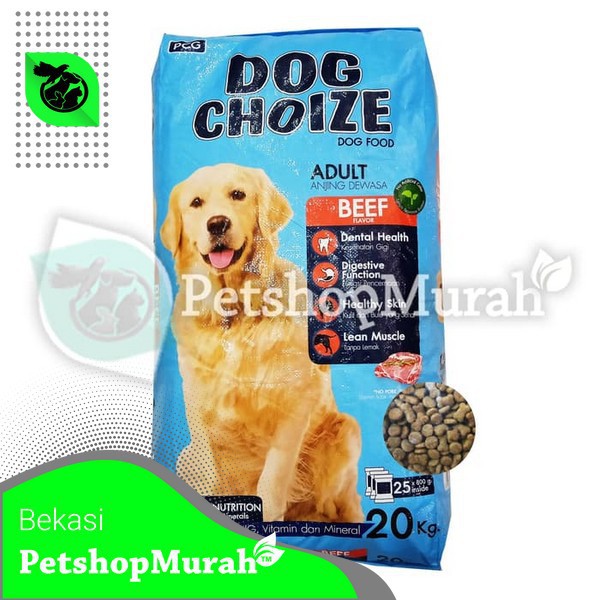 Makanan Anjing Dog Choize 20 kg Dog Food Karungan 20kg