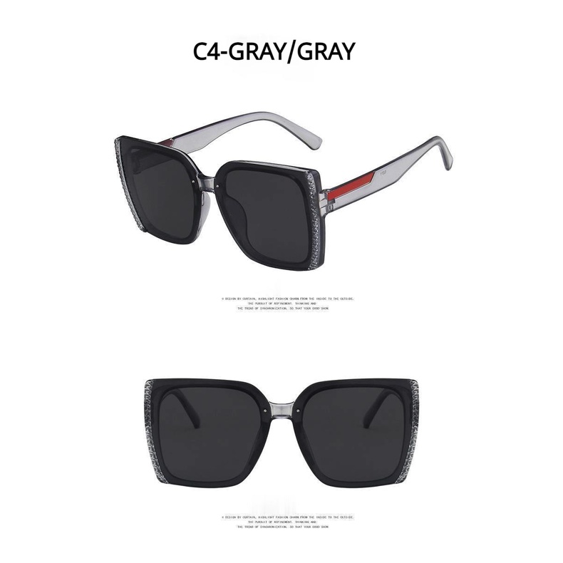 2021 new square street fashion sunglasses