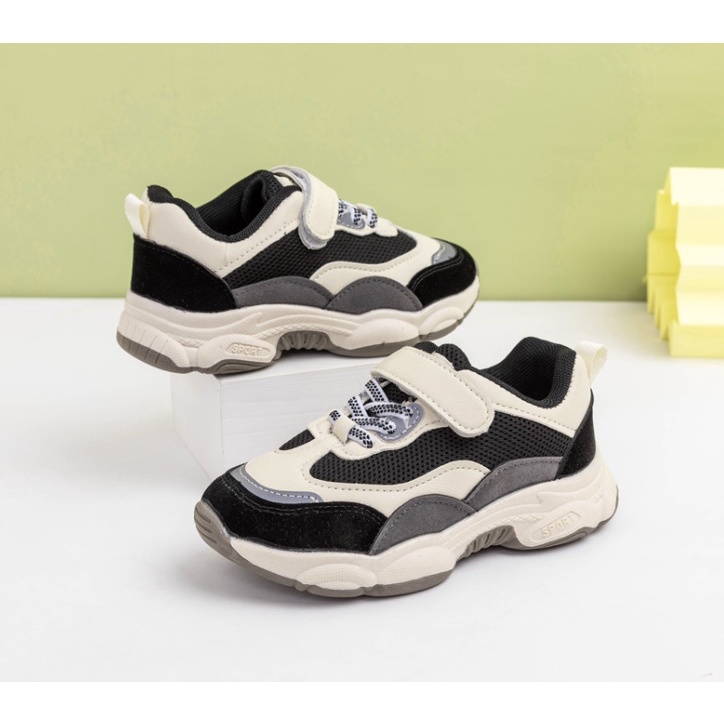 MAHANTA Non Led Sepatu Anak Import Kids Shoes Sneakers Size 26-37 Usia 3-9 Tahun