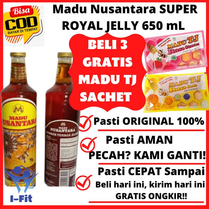 

MADU NUSANTARA SUPER 650 ml Madu Murni 100% Original