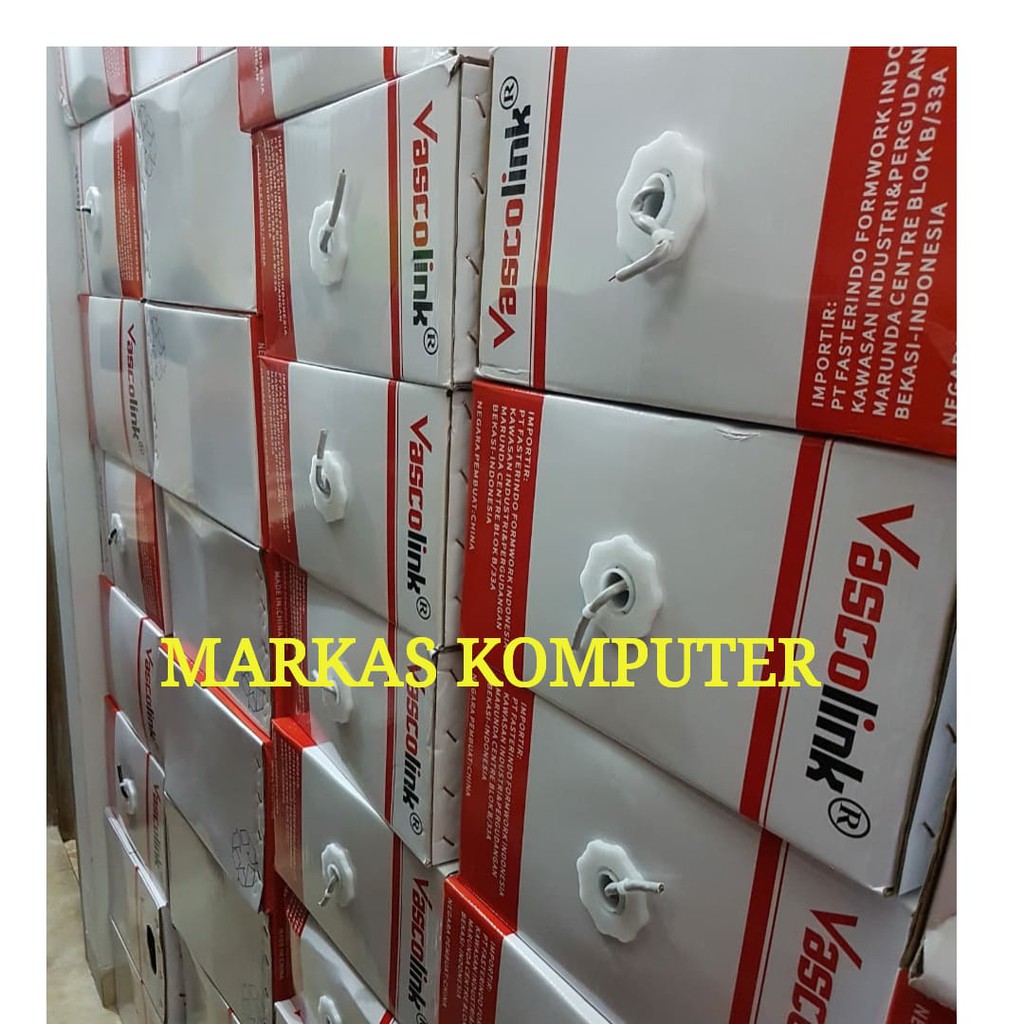 Kabel LAN CAT 5 VASCOLINK / Kabel UTP CAT5e 305Meter 1roll