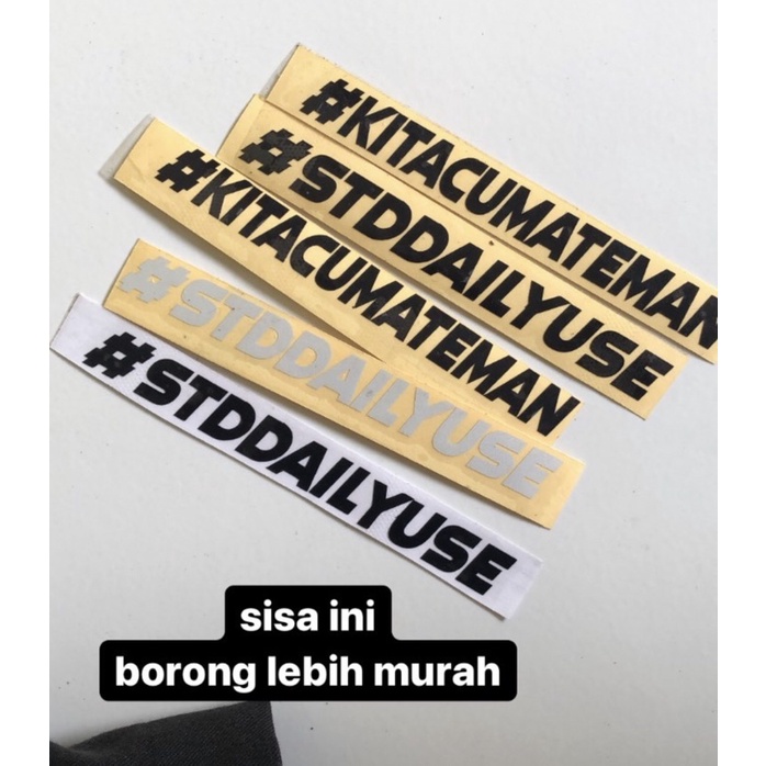 

STIKER CUTTING STDDAILYUSE (TIMBUL)