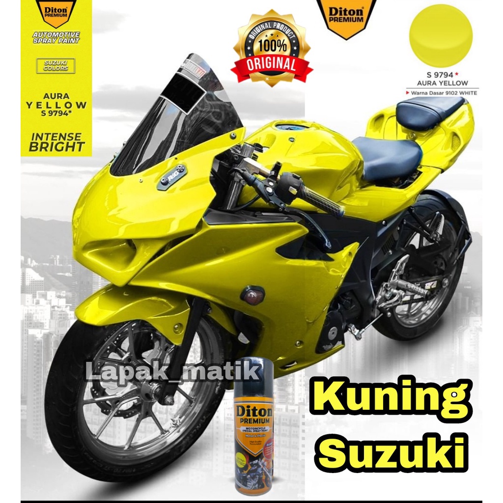 Pilok DITON PREMIUM KUNING AURA YELLOW S9794 400ml