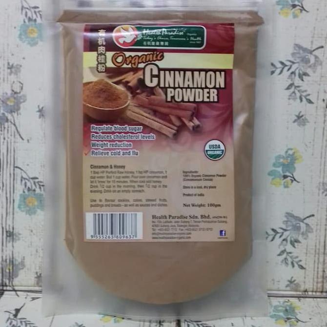 

BERKUALITAS! Organic Cinnamon Powder/Bubuk Kayumanis By Health Paradise 100gr