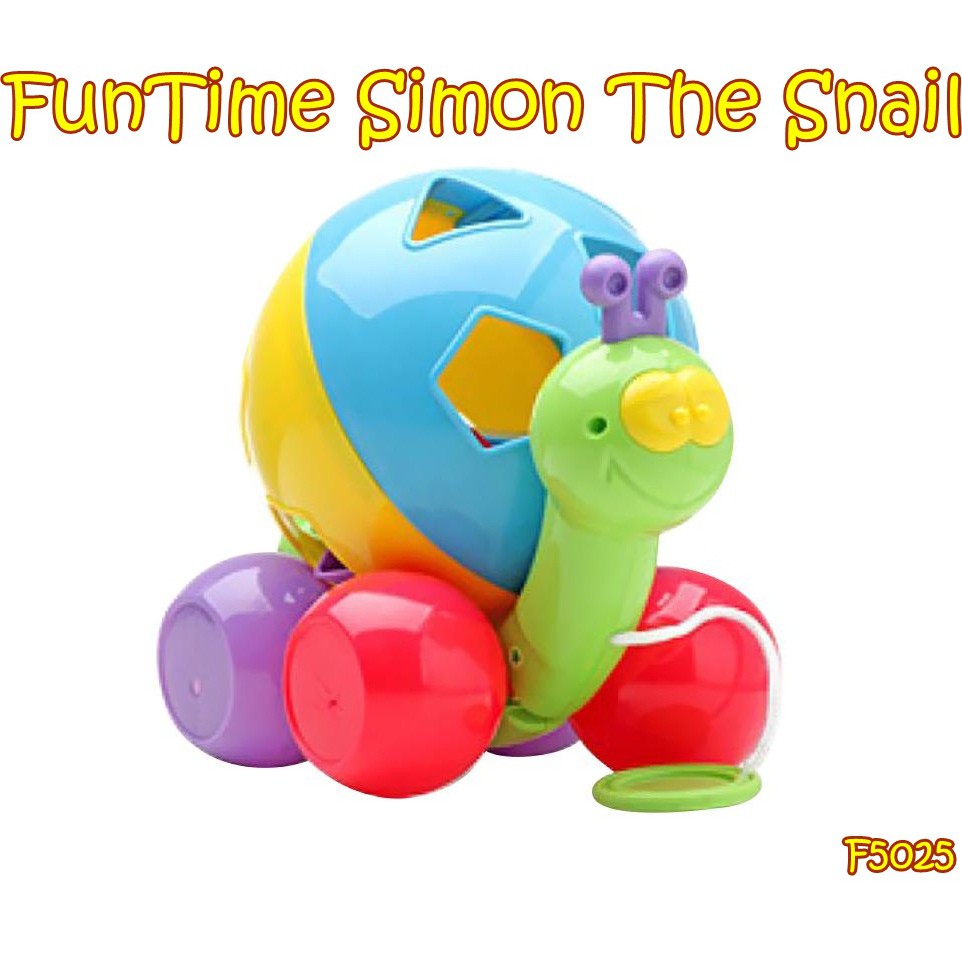 F5025 FunTime Simon The Snail Mainan Anak