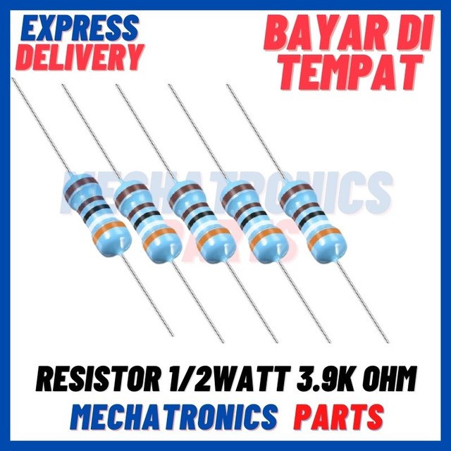 [PAS-9475] RESISTOR 1/2WATT 3.9KOHM