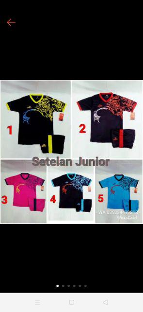 Baju Olahraga Anak Setelan Futsal Dan Sepakbola Batik