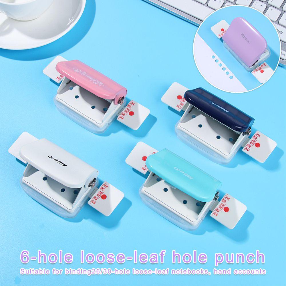 Chookyy Loose Leaf Hole Puncher A4 B5 Perlengkapan Kantor Sekolah Punch Tools