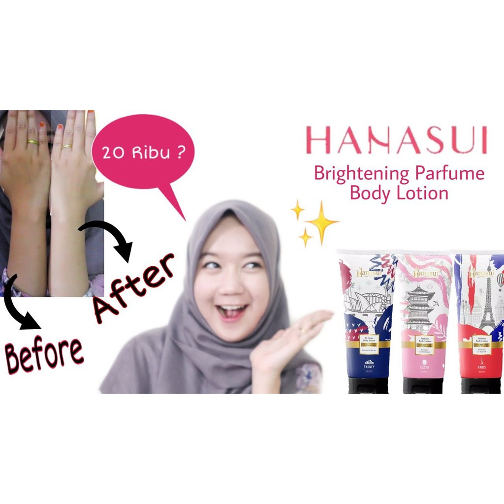 HANASUI Brightening Perfume Body Lotion