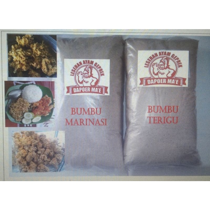 

Bumbu Fried Chicken (Terigu / Marinasi Ayam) 1 Kg