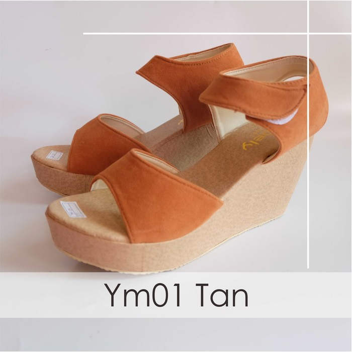 SEPATU WEDGES WANITA YM01