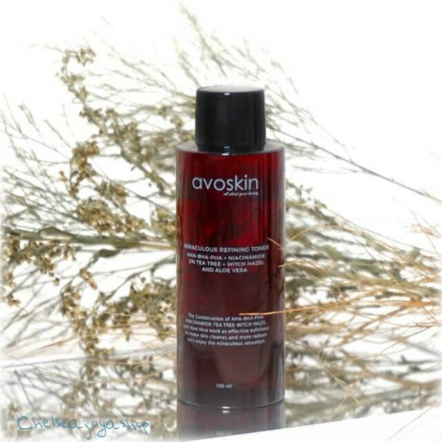 Avoskin Miraculous Refining Toner 100ml exfoliator penyegar wajah