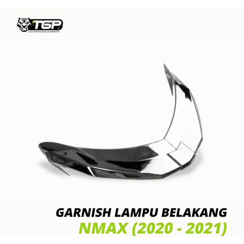 Garnish Lampu Belakang New Nmax Tahun 2020-2021 Black Chrome TGP