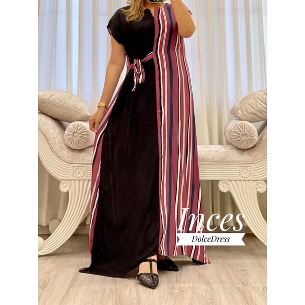 Daster Arab DOLCE INCES Original Label Dress Rayon Super-ZIANA: UNGU