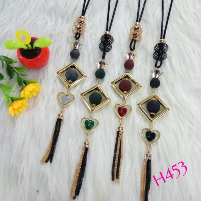 Kalung Rantai  / Tanduk Kerang Bahan  Wanita